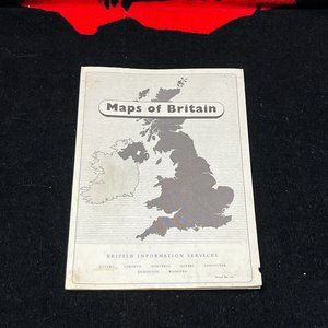 Maps Of Britain Folder Publication. British Information Services. 1964 Release.